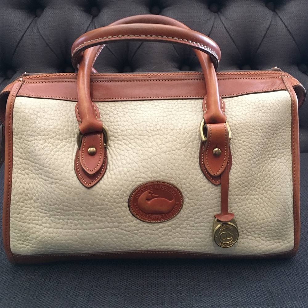 Vintage Downey & Bourke All-weather Leather Bag
